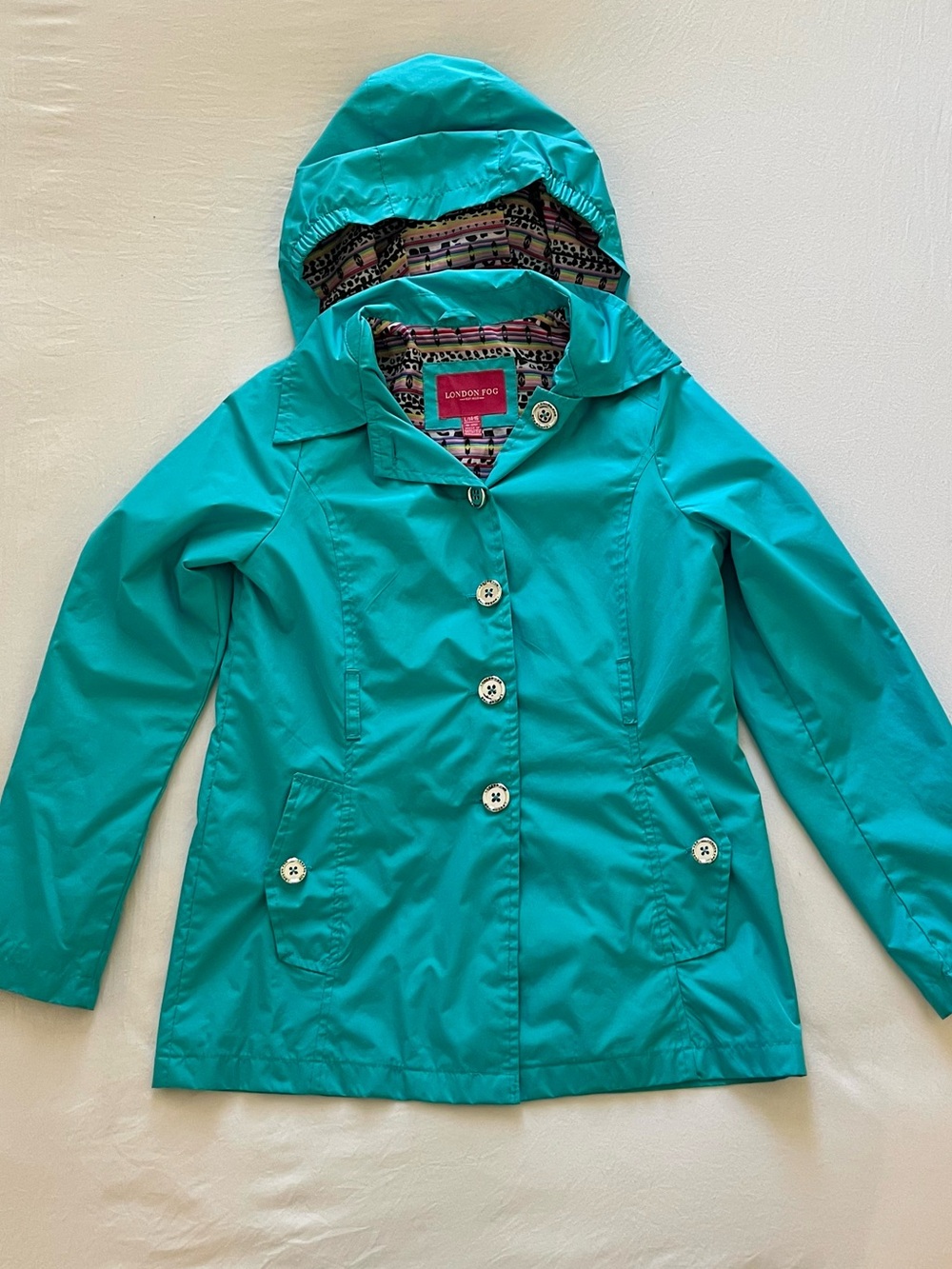 LONDON FOG children’s Teal Jacket Size L